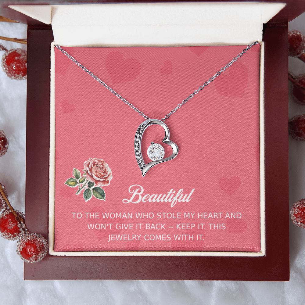 Beautiful. Forever Love necklace