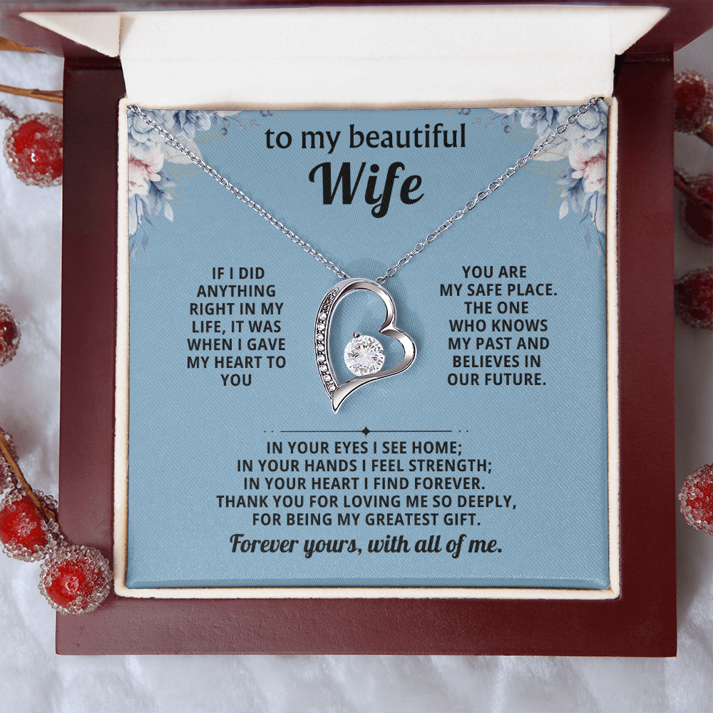 To my beautiful wife forever love