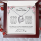 To my Bonus Mom / Step Mom. Forever Love necklace