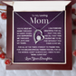 To Mom from Daughter. Forever love necklace