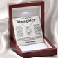 Forever love necklace from mom to daughter