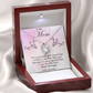 To My Mom Forever love necklace