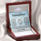 To my beautiful daughter. Forever Love necklace from Mom