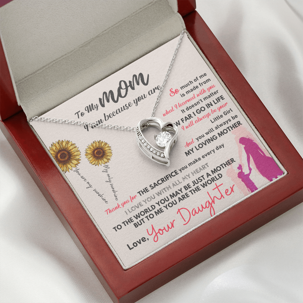 To my mom with love from daughter