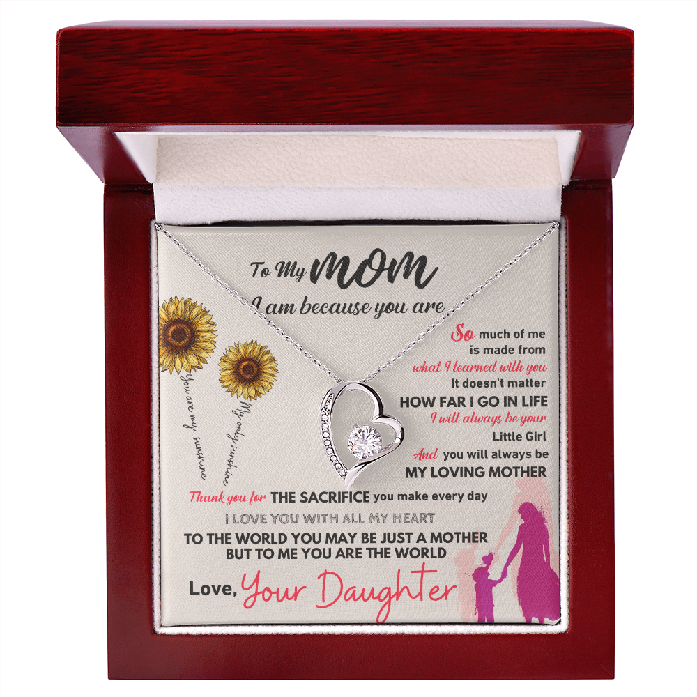 To my mom with love from daughter