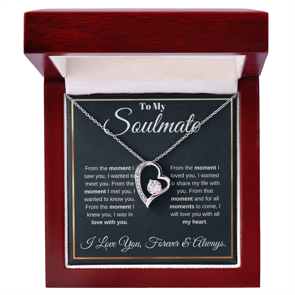 To my soulmate - Forever love necklace