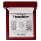 Forever love necklace from mom to daughter