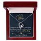 To my wife - forever love necklace