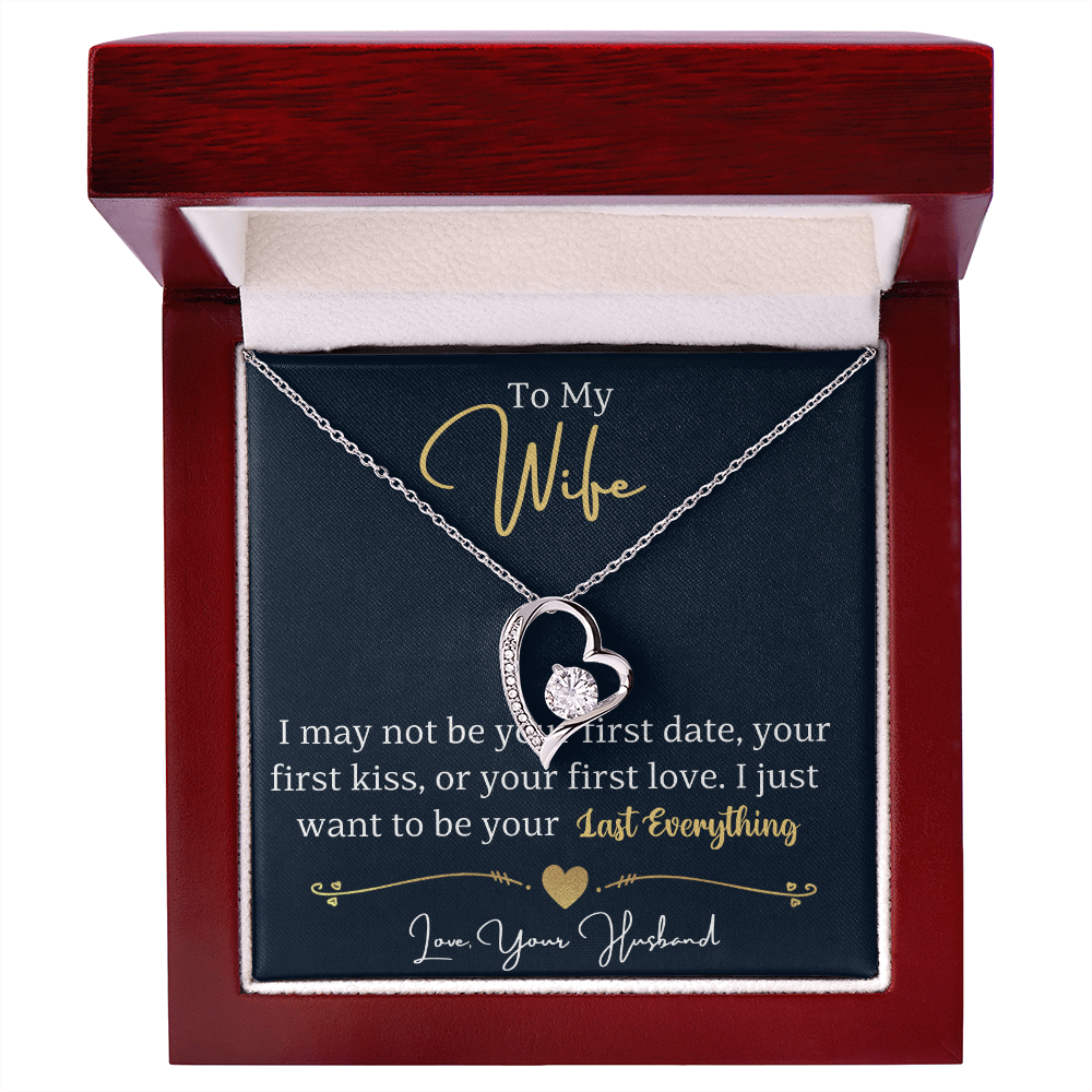 To my wife - forever love necklace
