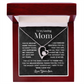 To Mom from Son - Forever Love necklace