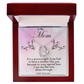 To My Mom Forever love necklace