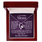 To Mom from Daughter. Forever love necklace