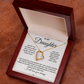 To daughter from Dad - Forever Love Necklace