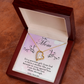 To My Mom Forever love necklace