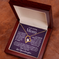 To Mom from Daughter. Forever love necklace