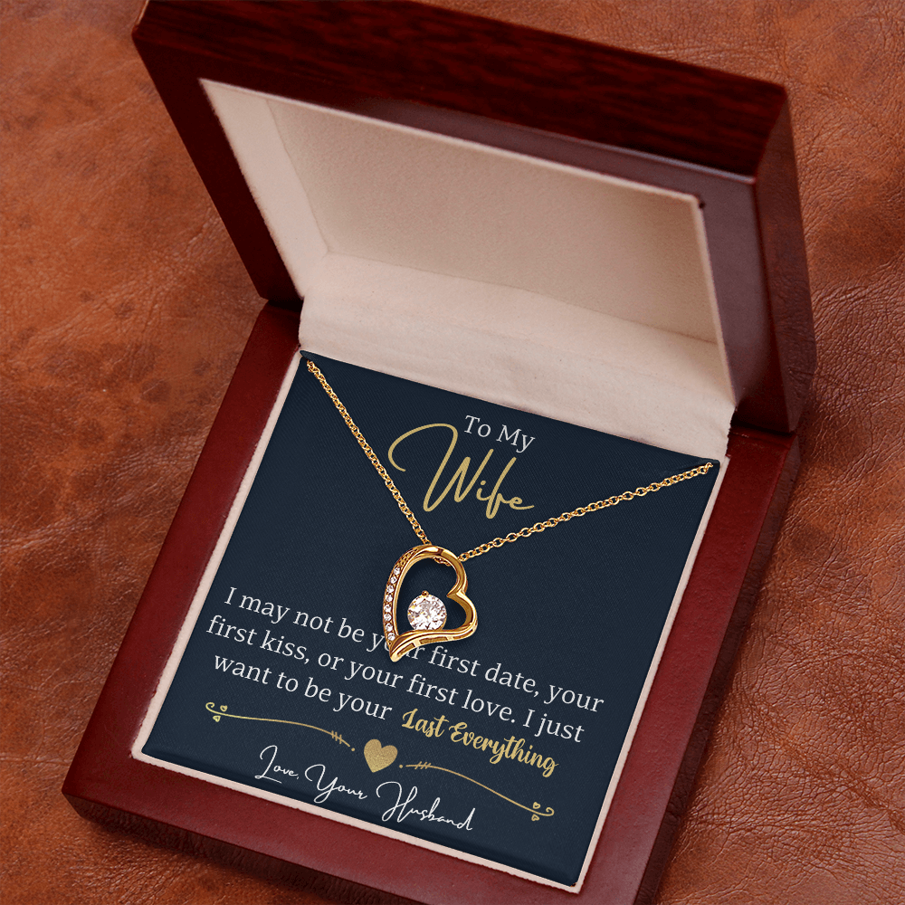 To my wife - forever love necklace