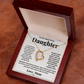 Forever love necklace from mom to daughter