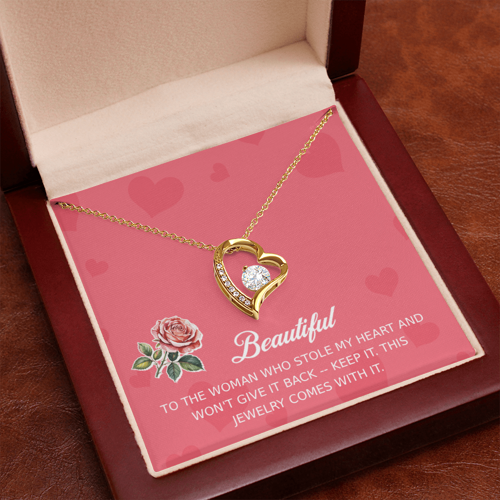 Beautiful. Forever Love necklace