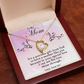 To My Mom Forever love necklace