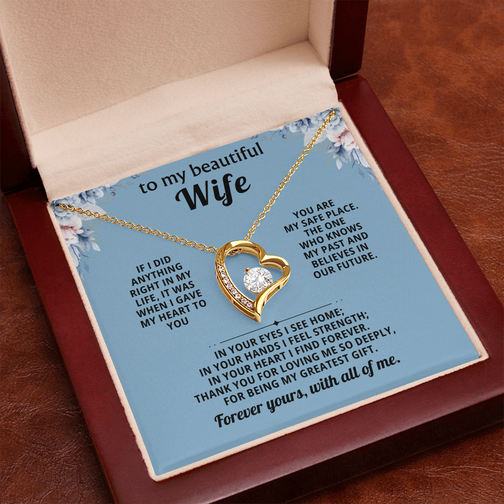 To my beautiful wife forever love