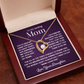 To Mom from Daughter. Forever love necklace