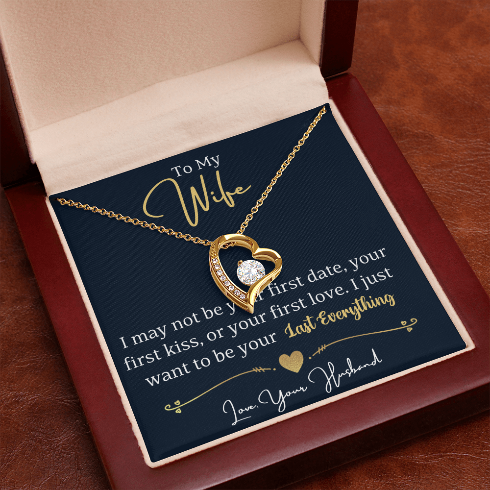 To my wife - forever love necklace