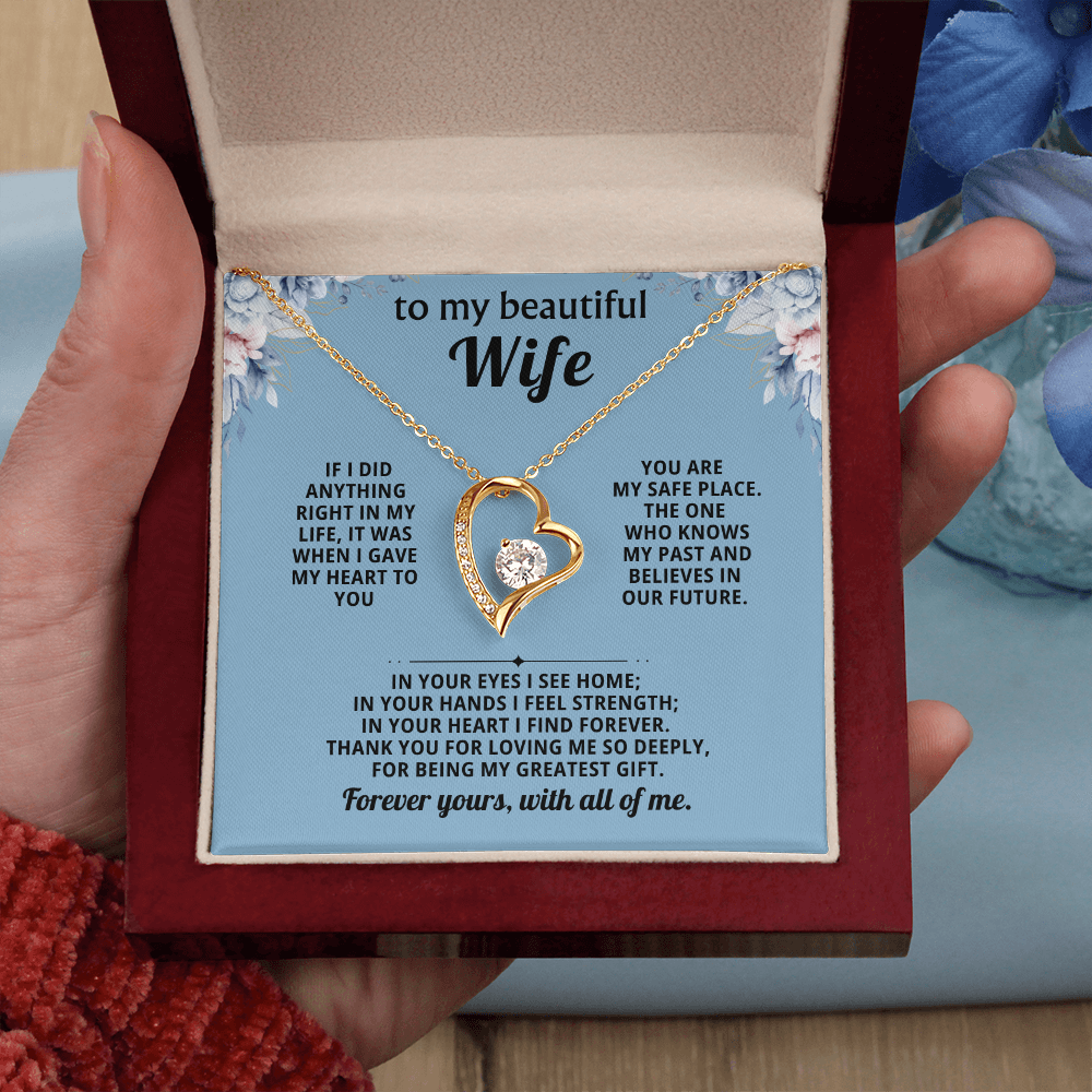 To my beautiful wife forever love