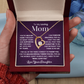 To Mom from Daughter. Forever love necklace