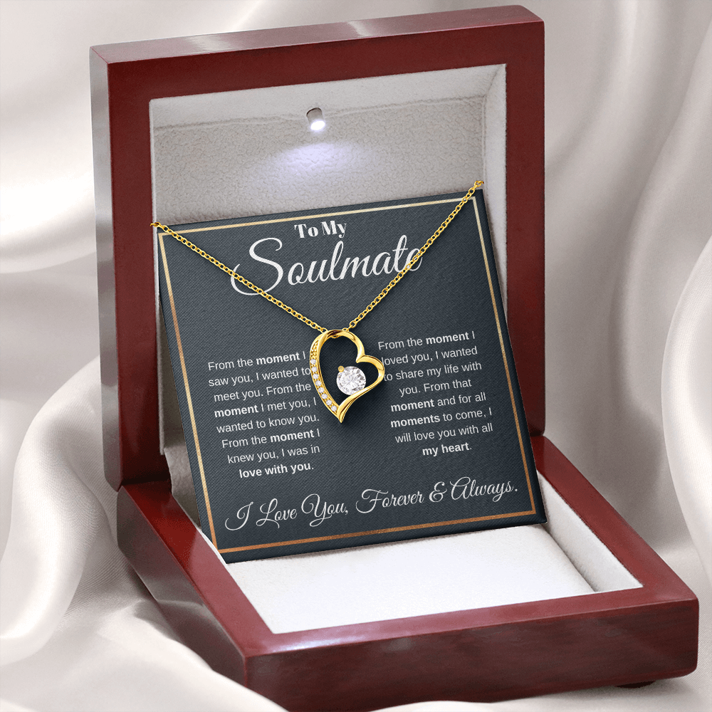 To my soulmate - Forever love necklace