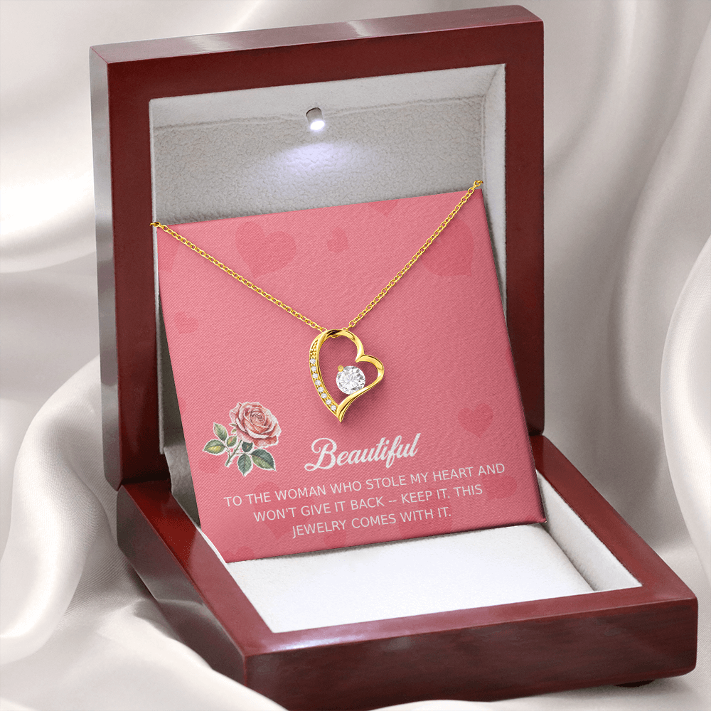 Beautiful. Forever Love necklace
