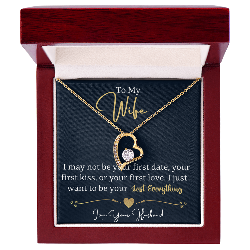 To my wife - forever love necklace