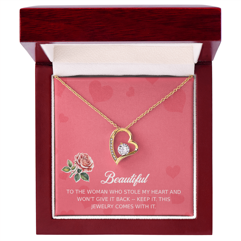 Beautiful. Forever Love necklace