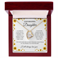 My beautiful daughter forever love necklace