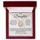 To daughter from Dad - Forever Love Necklace