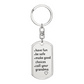 Personalized key chain.