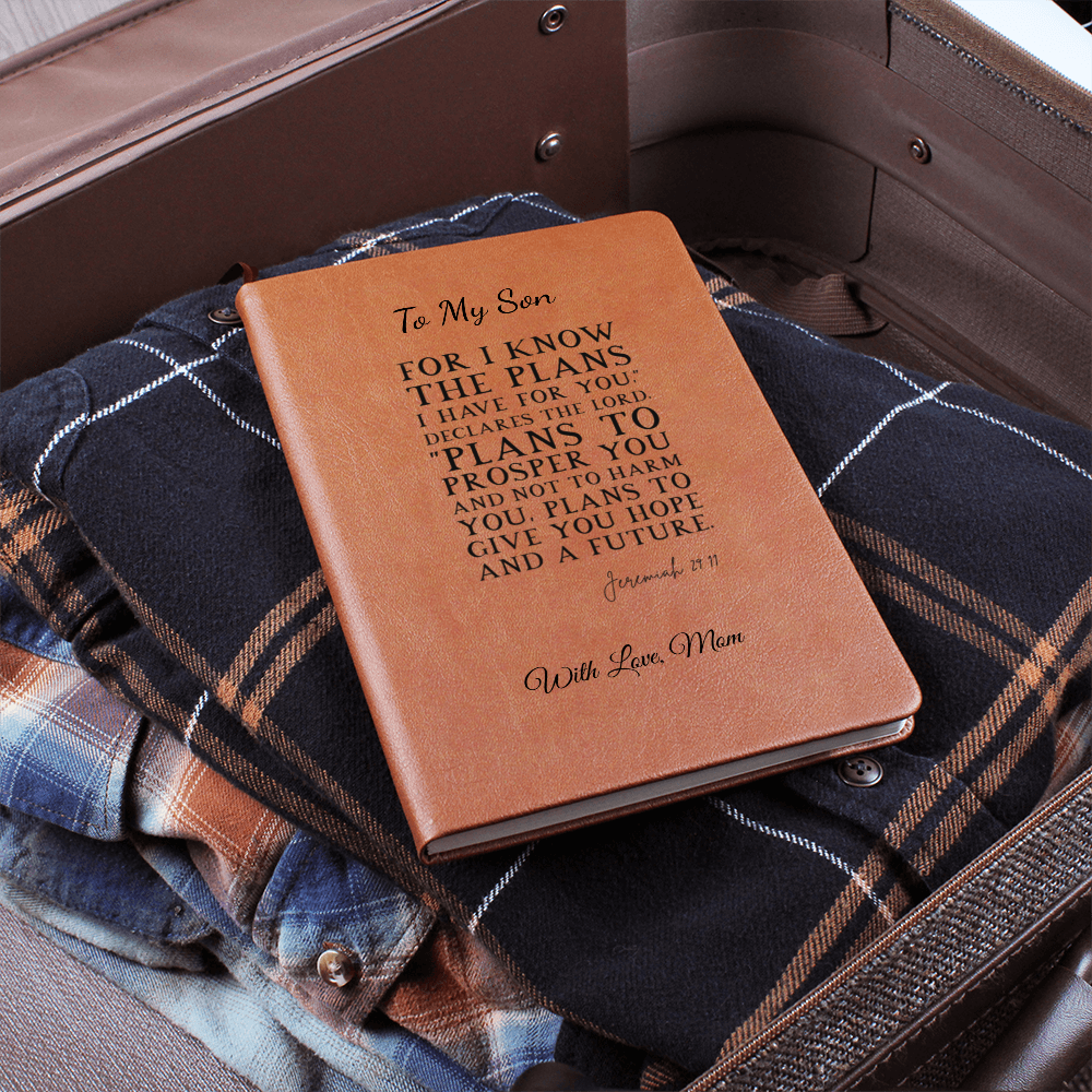 Custom Journal with Bible quote