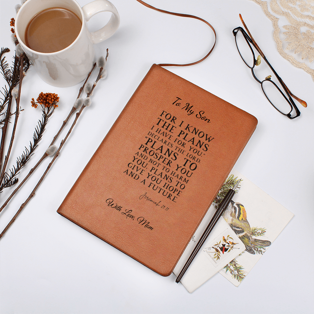 Custom Journal with Bible quote