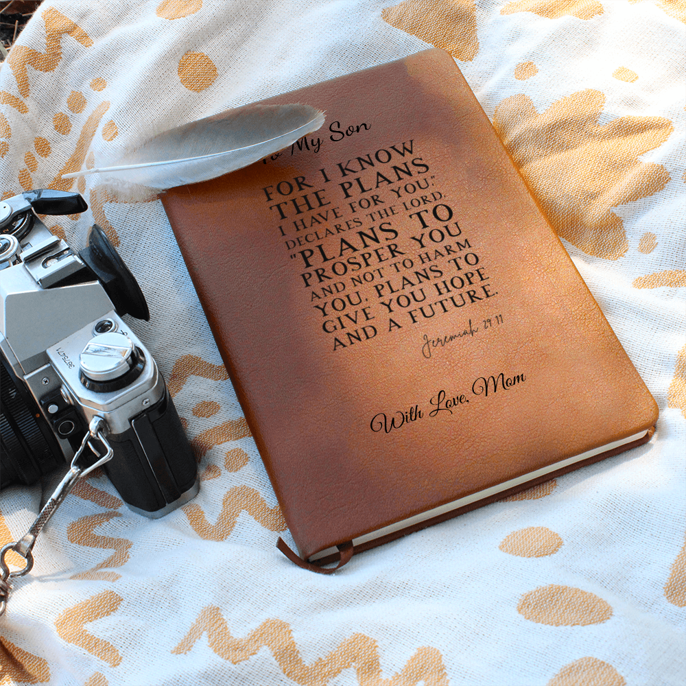 Custom Journal with Bible quote