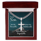 Engraved Cross for Son