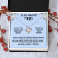 To my beautiful wife - love knot necklace