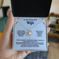 To my beautiful wife - love knot necklace