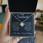 To my soulmate. Love knot necklace