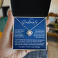 To My Soulmate - love knot necklace