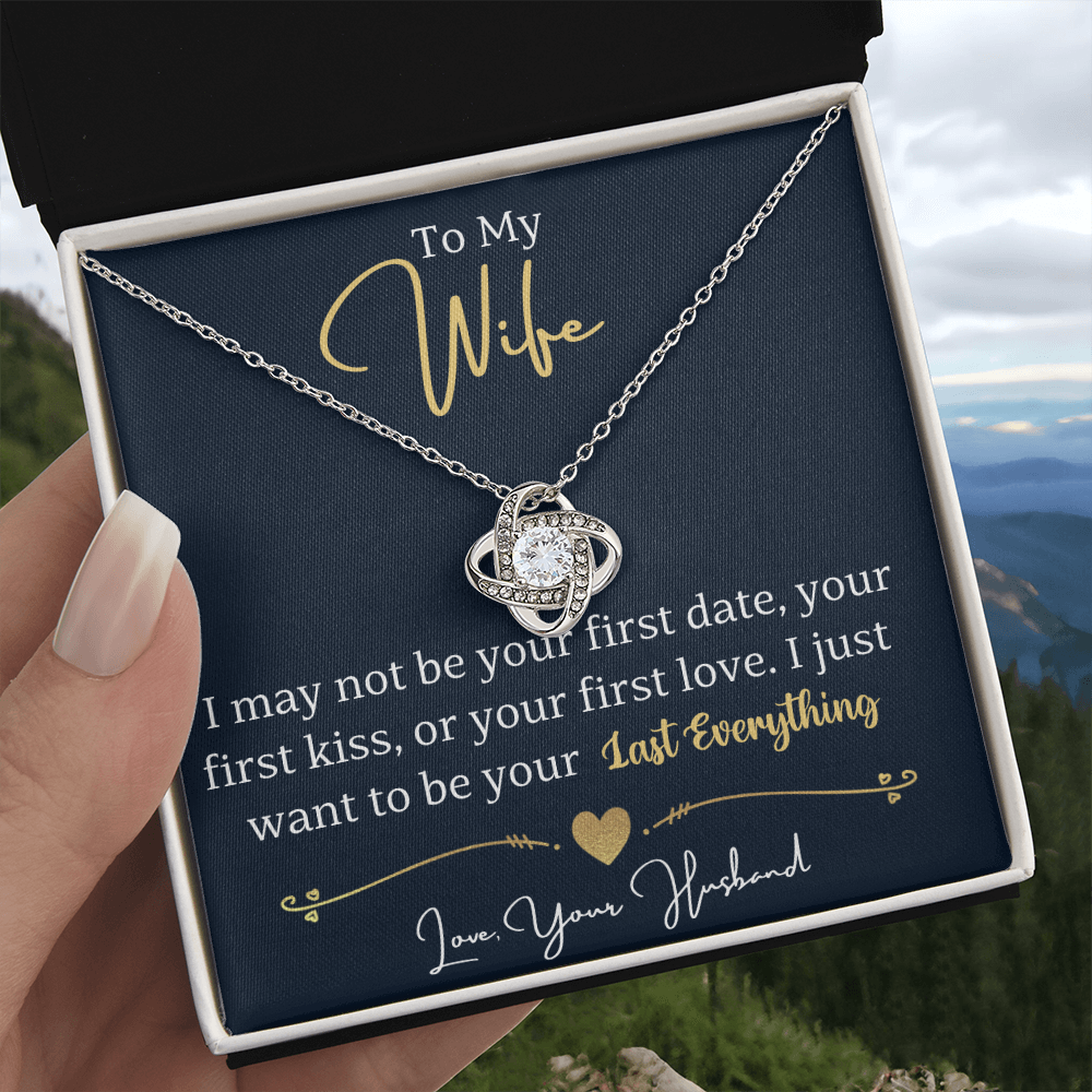 To my wife - love knot necklace