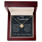 To my soulmate. Love knot necklace