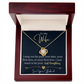 To my wife - love knot necklace