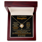 My beautiful daughter - love always - love knot necklace