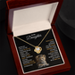 To my Daughter Love Knot necklace from Dad