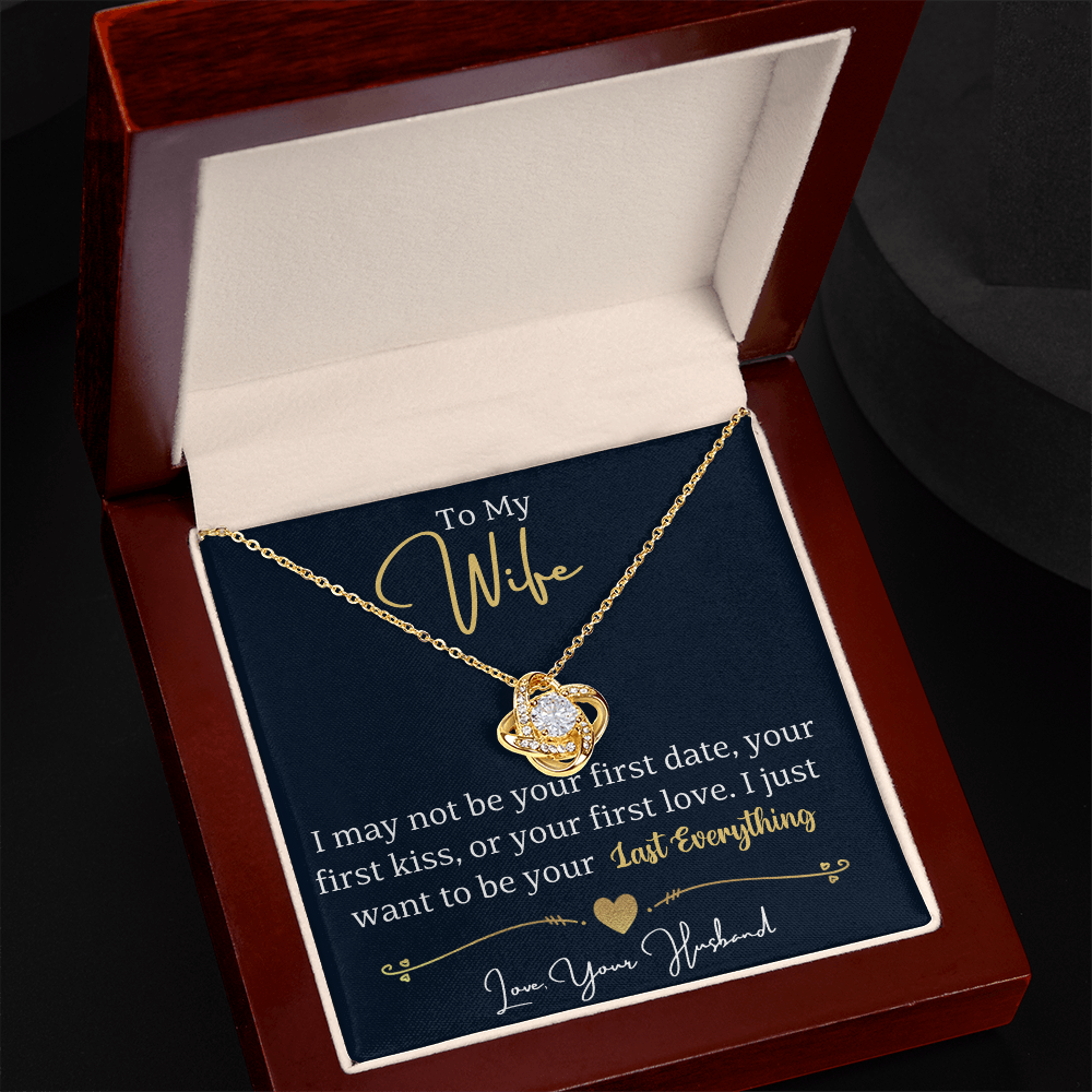 To my wife - love knot necklace