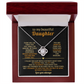 My beautiful daughter - love always - love knot necklace